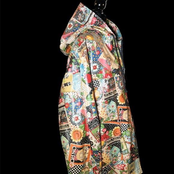 Nordic House Designs - 90's Mary Engelbreit Style - Rain Slicker - Size OSFM - Picture 3 of 10